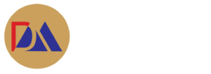 Design Matrix Logo Light Gold & White
